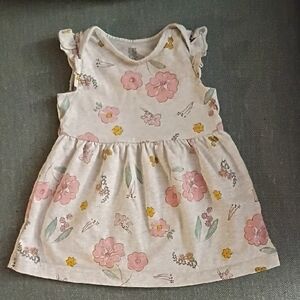 Charming Floral Kids Dress - Pink and Yellow